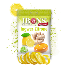 Lade das Bild in den Galerie-Viewer, Ingwer-Zitrone zuckerfrei 75g
