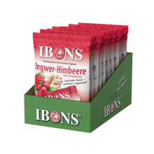 Lade das Bild in den Galerie-Viewer, IBONS Ingwer-Himbeere mit Cranberry 92g
