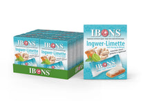 Lade das Bild in den Galerie-Viewer, IBONS Ingwer-Limette 60g x 10