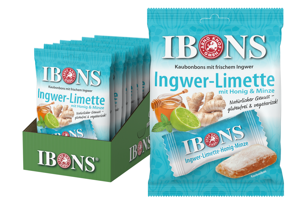 IBONS Ingwer-Limette 92g x 10