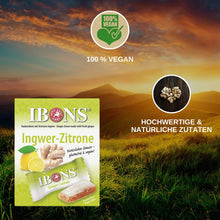 Lade das Bild in den Galerie-Viewer, IBONS Ingwer-Zitrone 60g x 12