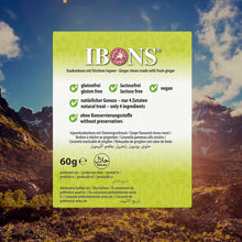 Lade das Bild in den Galerie-Viewer, IBONS Ingwer-Zitrone 60g x 12