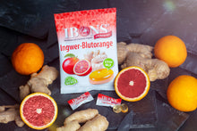 Lade das Bild in den Galerie-Viewer, IBONS Ingwer-Blutorange zuckerfrei 75g x 10