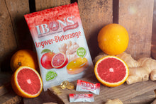 Lade das Bild in den Galerie-Viewer, IBONS Ingwer-Blutorange zuckerfrei 75g x 10