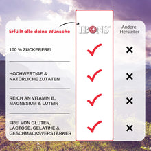 Lade das Bild in den Galerie-Viewer, IBONS Ingwer-Blutorange zuckerfrei 75g x 10