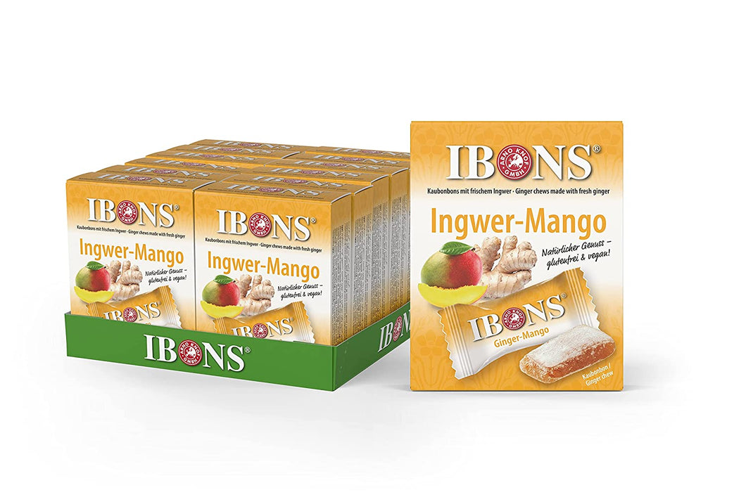 IBONS Ingwer-Mango 60g x 12