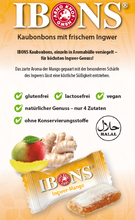 Lade das Bild in den Galerie-Viewer, IBONS Ingwer-Mango 92g
