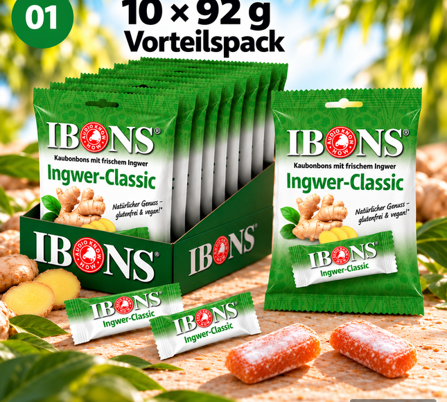 Ingwer-Classic 92g x 10
