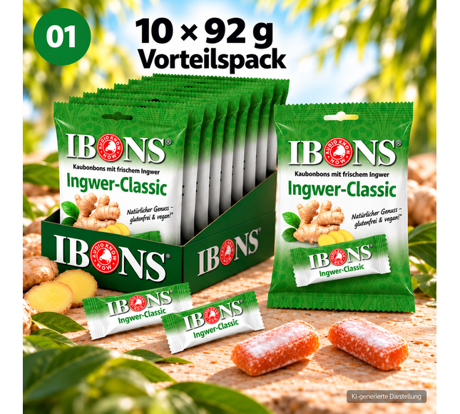 Ingwer-Classic 92g x 10