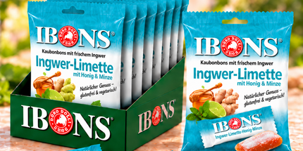 Ingwer-Limette mit Honig & Minze 92g x 10