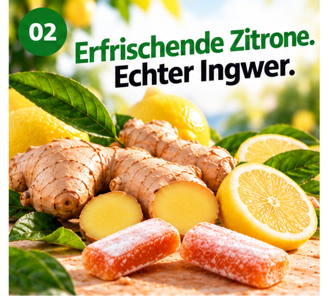 Ingwer-Zitrone 60g x 10