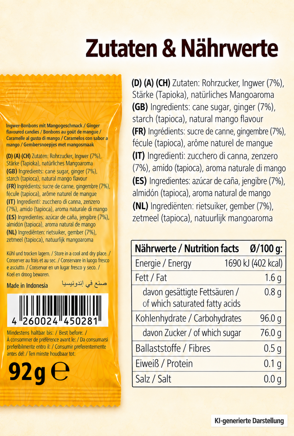 Ingwer-Mango 92g x 10