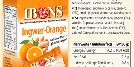 Ingwer-Orange 60g x 10