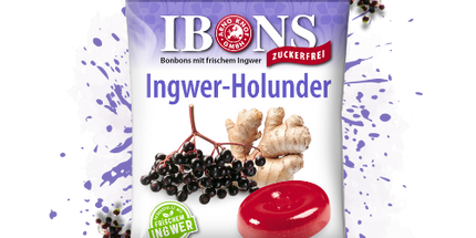 Ingwer-Holunder zuckerfrei 75g
