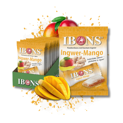IBONS Ingwer-Mango 92g x 10