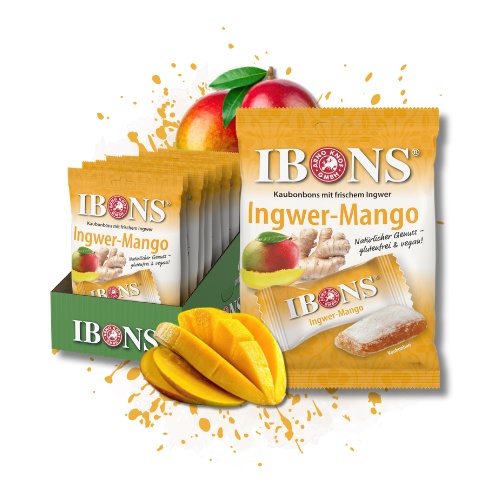IBONS Ingwer-Mango 92g x 10