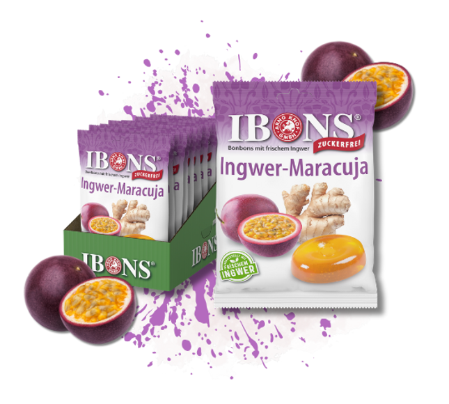 Ingwer-Maracuja zuckerfrei 75g x 10