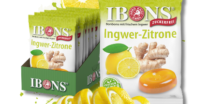 Ingwer-Zitrone zuckerfrei 75g x 10