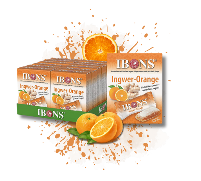 Ingwer-Orange 60g x 10