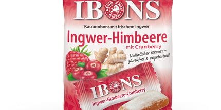Ingwer-Himbeere mit Cranberry 92g