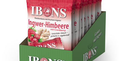 Ingwer-Himbeer mit Cranberry 92g x 10