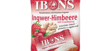 Ingwer-Himbeere mit Cranberry 92g