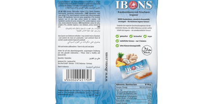 Ingwer-Ananas mit Kokosnuss 92g