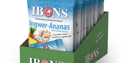 Ingwer-Ananas mit Kokosnuss 92g
