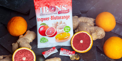 Ingwer-Blutorange zuckerfrei 75g