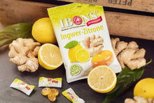 Lade das Bild in den Galerie-Viewer, IBONS Ingwer-Zitrone zuckerfrei 75g

