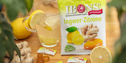 Ingwer-Zitrone zuckerfrei 75g