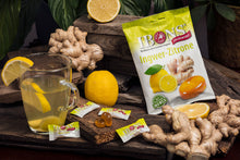 Lade das Bild in den Galerie-Viewer, IBONS Ingwer-Zitrone zuckerfrei 75g
