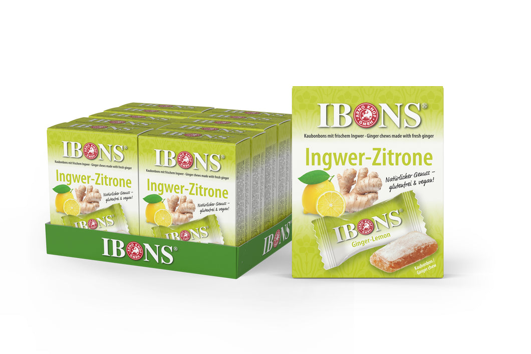 IBONS Ingwer-Zitrone 60g x 10