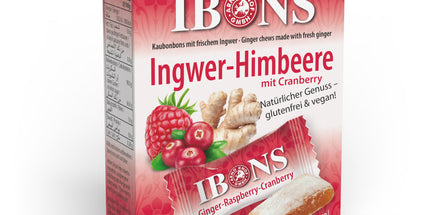 IBONS Ingwer-Himbeer mit Cranberry 60g x 10 – Produktbild 5