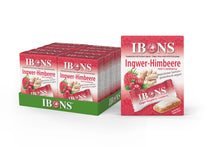 Lade das Bild in den Galerie-Viewer, IBONS Ingwer-Himbeer mit Cranberry 60g x 10
