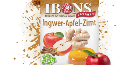 Ingwer-Apfel-Zimt zuckerfrei 75g