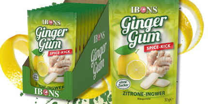 GingerGums Lemon 32g x 12 zuckerfrei