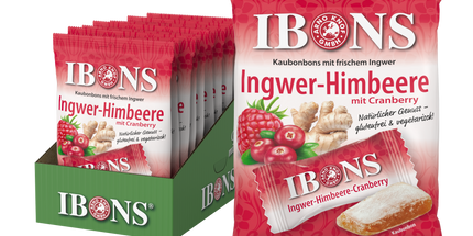 Ingwer-Himbeer mit Cranberry 92g x 10