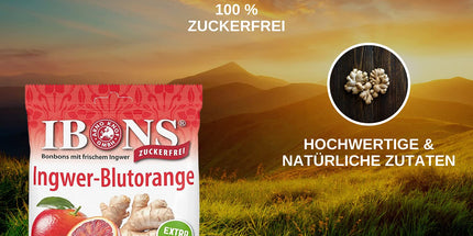 Ingwer-Blutorange zuckerfrei 75g