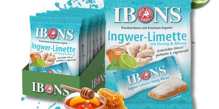 Ingwer-Limette mit Honig & Minze 92g x 10