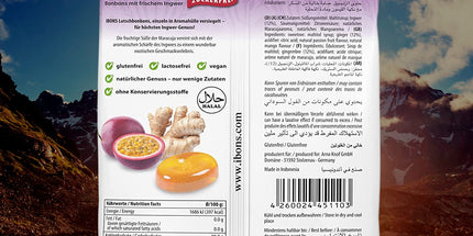 Ingwer-Maracuja zuckerfrei 75g
