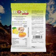 Lade das Bild in den Galerie-Viewer, IBONS Ingwer-Zitrone zuckerfrei 75g
