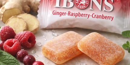 IBONS Ingwer-Himbeer mit Cranberry 60g x 10 – Produktbild 2