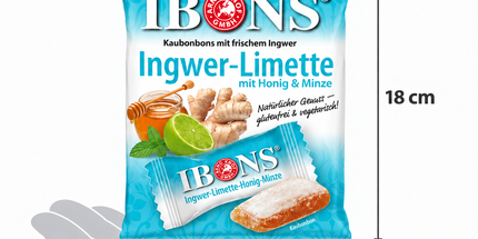 Ingwer-Limette mit Honig & Minze 92g x 10