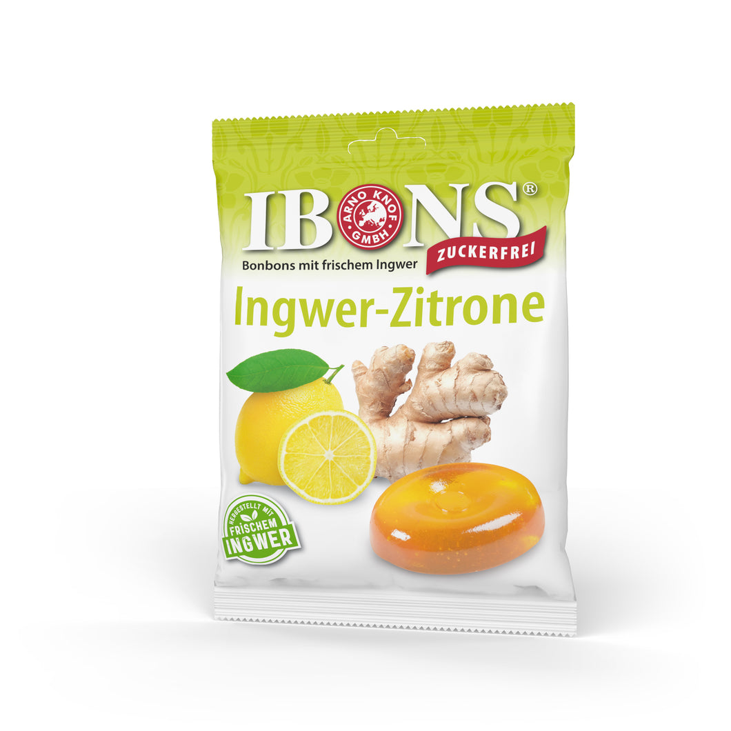IBONS Ingwer-Zitrone zuckerfrei 75g