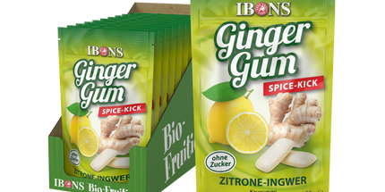 GingerGums Lemon 32g x 12 zuckerfrei