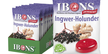 Ingwer-Holunder zuckerfrei 75g x 10