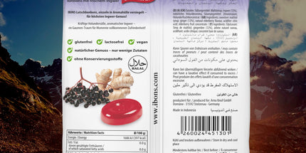 Ingwer-Holunder zuckerfrei 75g