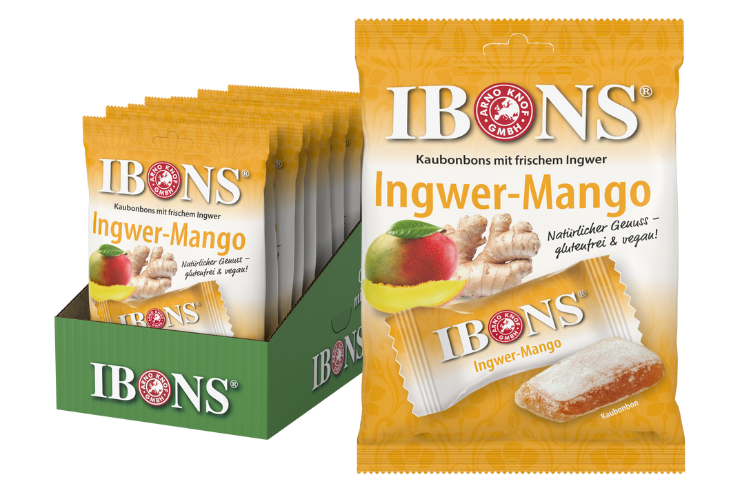 IBONS Ingwer-Mango 92g x 10