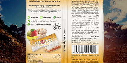 Ingwer-Mango 92g x 10
